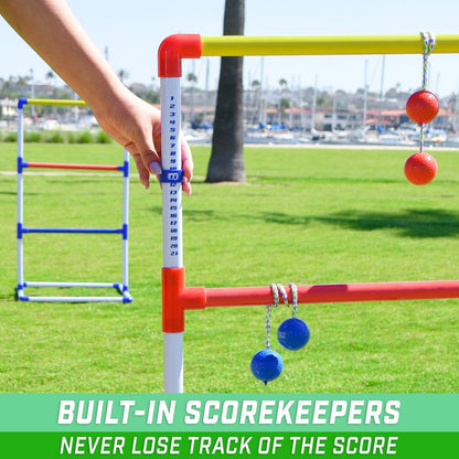 GoSports Premium Ladder Toss Game with 6 Bolos and Carrying Case