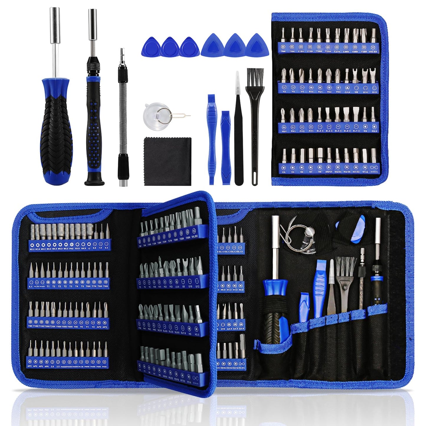 ORIA Precision Screwdriver Set, 172 in 1 Repair Tool Kit with156 Precision Bits, Magnetic Mini Repair Tool Kit for Phone, Computer, Electronic, Watch, Laptop, Eyeglass