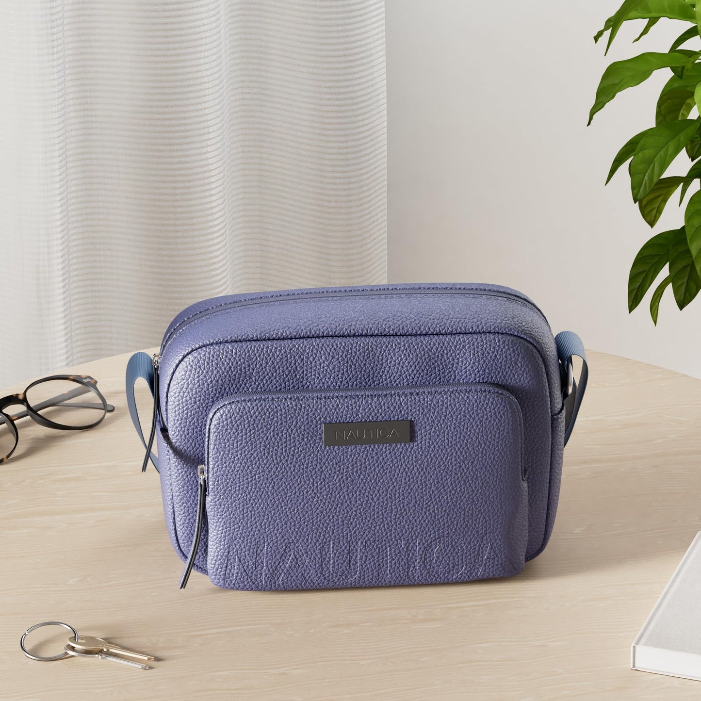 Nautica Women's Out and About Adjustable Crossbody Bag Purse