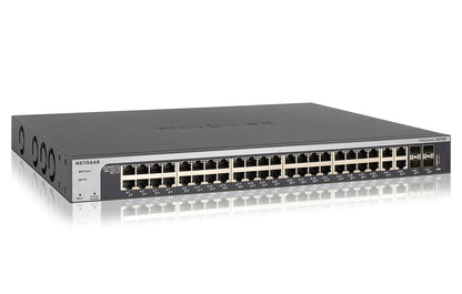 NETGEAR 8-Port Gigabit Ethernet Smart Switch (GS108T) - Managed, with 1 x PD Port, Optional Insight Cloud Management, Desktop or Wall Mount, Silent Operation, and Limited Lifetime Protection