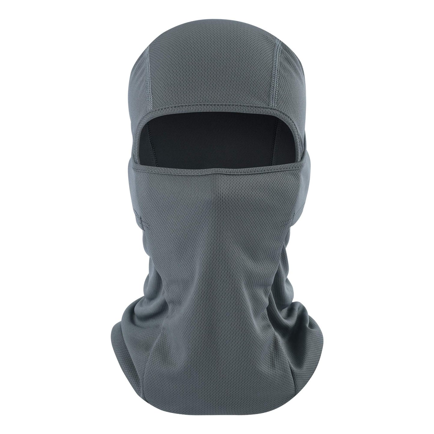 Balaclava Face Mask Adjustable Windproof UV Protection Hood (US, Alpha, One Size, Grey)