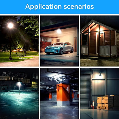 2Pack-150W LED Flood Light Outdoor,15500LM LED Work Light with US Plug,6000K Daylight White,IP67 Waterproof Outdoor Floodlights for Yard,Garden,Playground