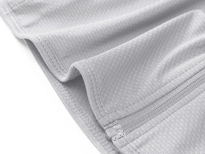 MAGCOMSEN Lightweight Jacket for Women UV Protection Long Sleeve Shirts Quick Dry Running Hiking Shirts Light Grey M