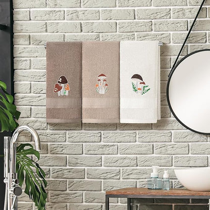 3 Pcs Mushroom Decorative Hand Towels