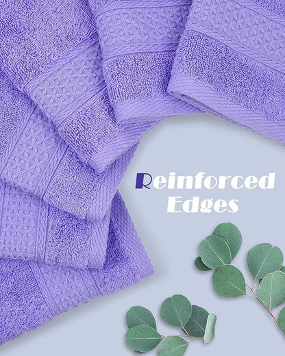 Cleanbear Wash Cloths Cotton Facecloths, Large Face Cloths 6 Ultra-Soft