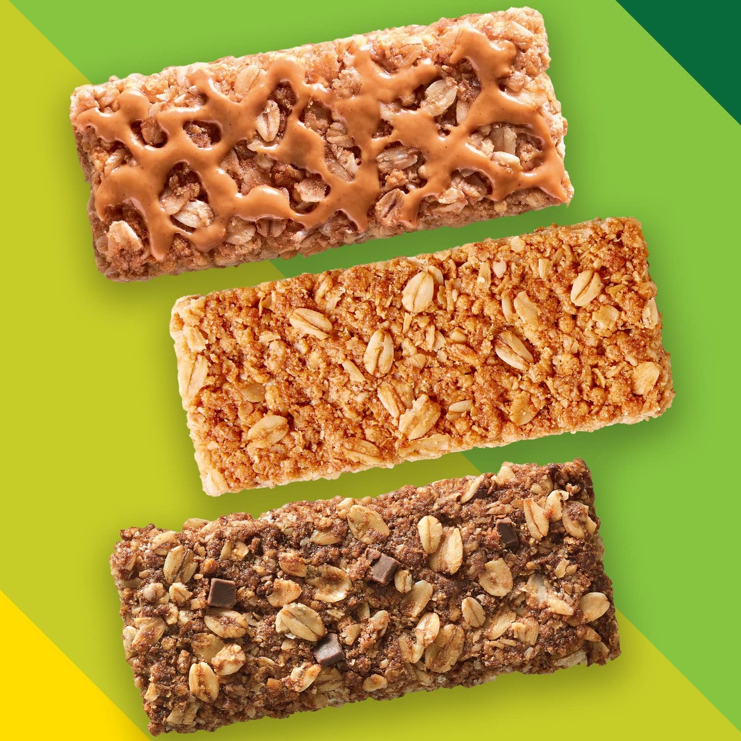 Nature Valley Crunchy Granola Bars Bulk Variety Pack, Oats 'n Honey, Peanut Butter & Oats 'n Dark Chocolate, 30 Two-Bar Wrapped Pouches (60 Bars Total), Whole Grain, No Artificial Flavors, 44.7 OZ