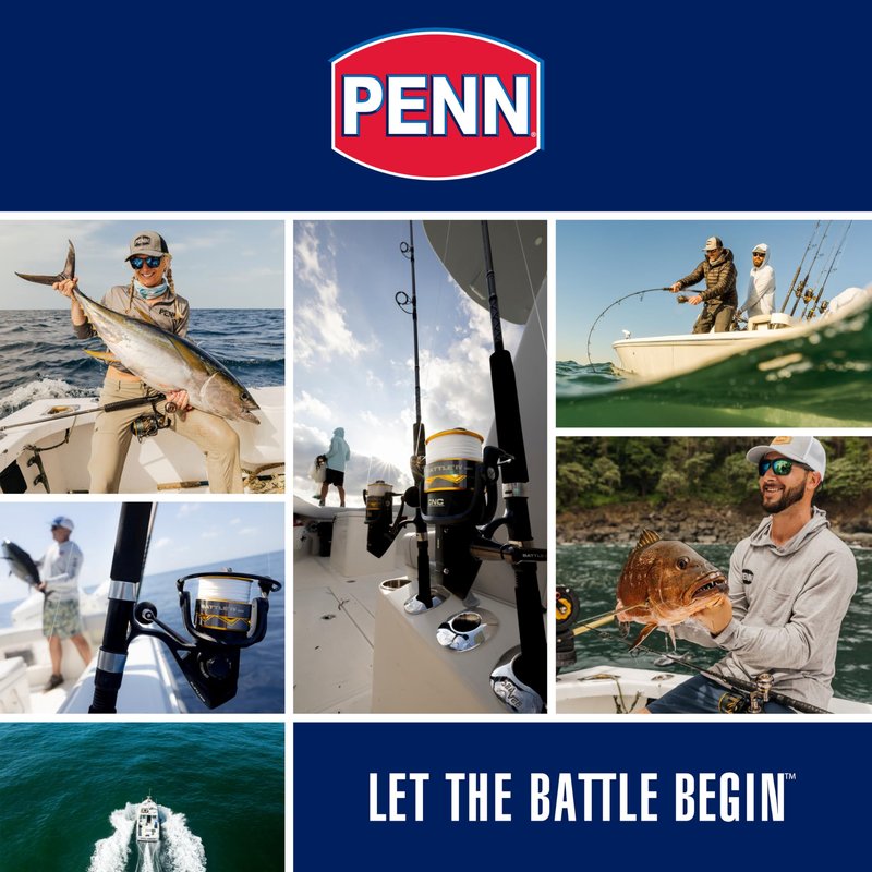 Penn Pursuit V Spinning Reel and 7' 1-Piece Fishing RodCombo, Graphite Composite Rod Blank Construction, EVA Handles