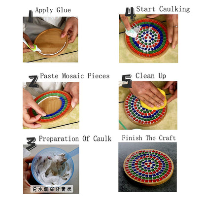 100 Pieces Mosaic Tiles Squares Orange Crystal Mosaic Stained Glass for Crafts Supplies DIY Picture Frames Handmade Jewelry Coasters Art Material Decoration,1x1cm
