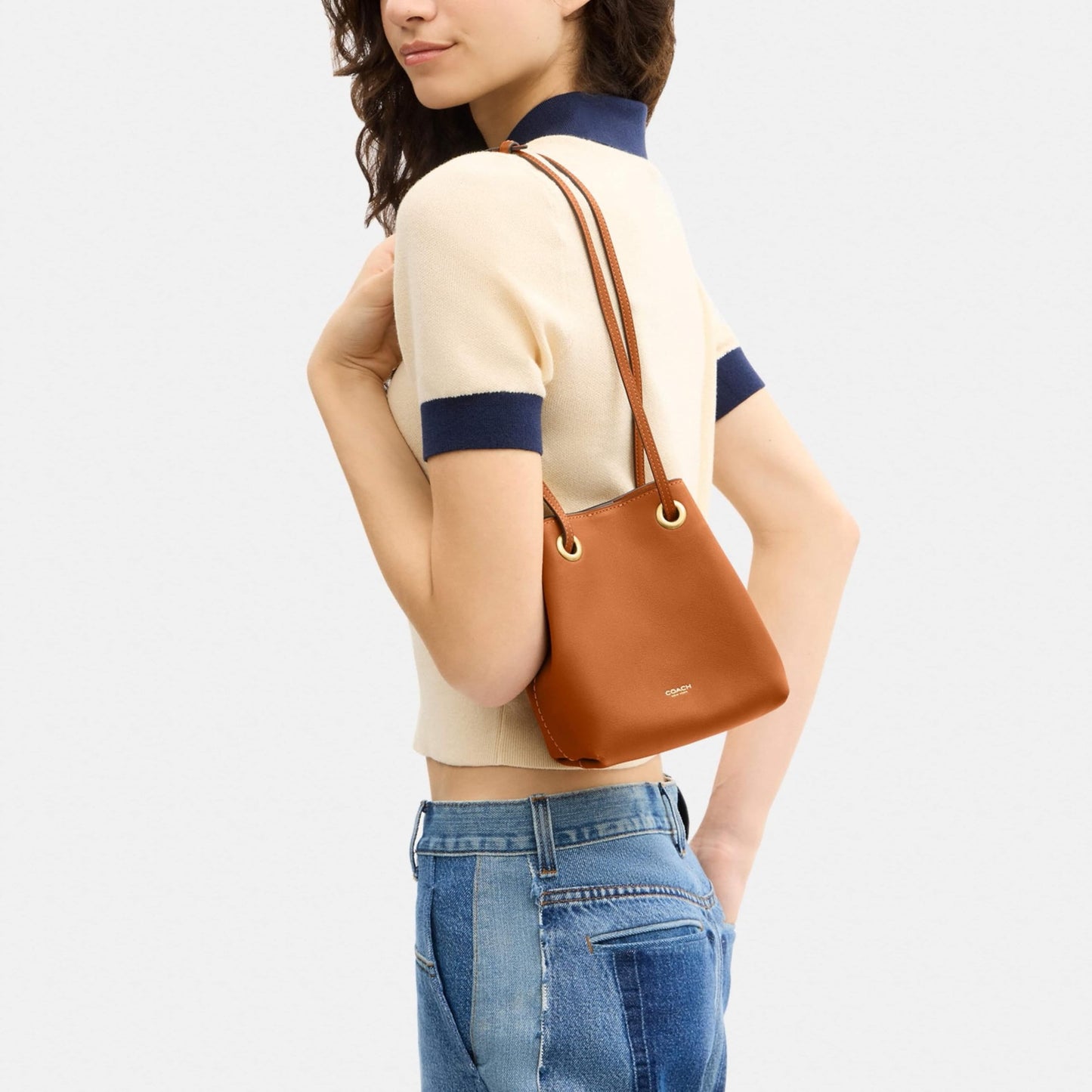 Coach Jade Drawstring Bag