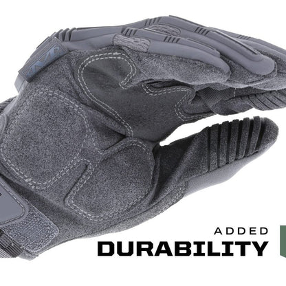Mechanix Wear: M-Pact Tactical Gloves with Secure Fit, Touchscreen Capable Safety Gloves for Men, Work Gloves with Impact Protection and Vibration Absorption (Grey, Small)