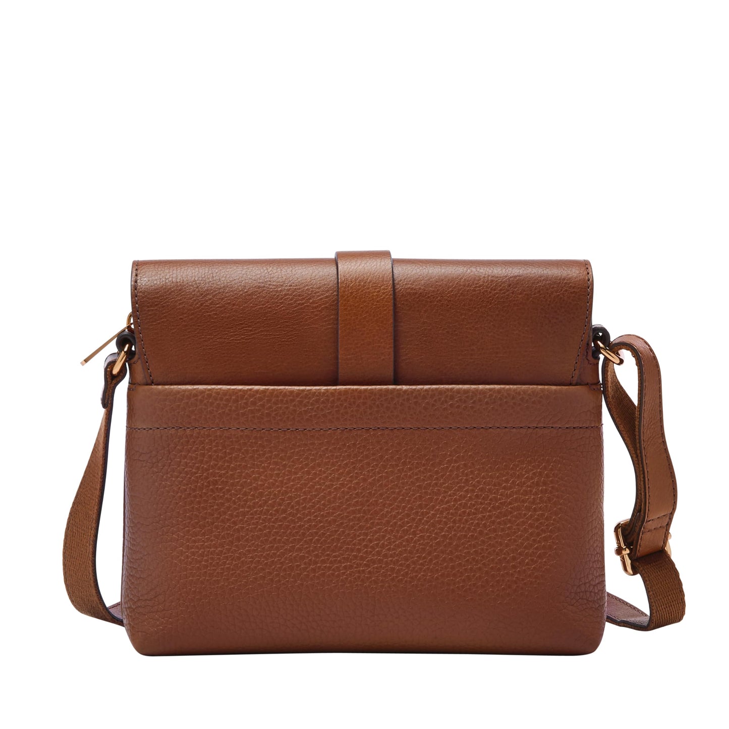 Fossil Women's Kinley Leather Small Crossbody Purse Handbag, Brown (Model: ZB7878200)