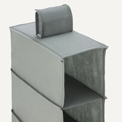 Amazon Basics 8-Tier Hanging Closet Shelf Shoe Organizer, Space Saving Storage