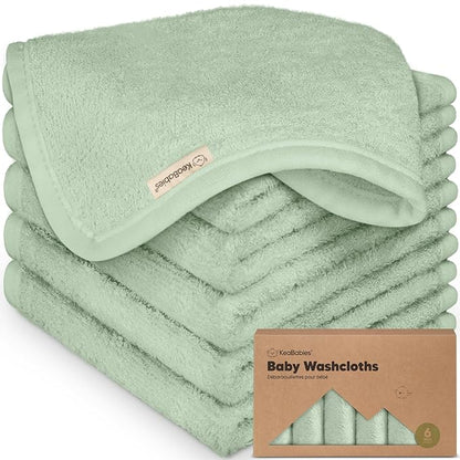 6-Pack Baby Washcloths