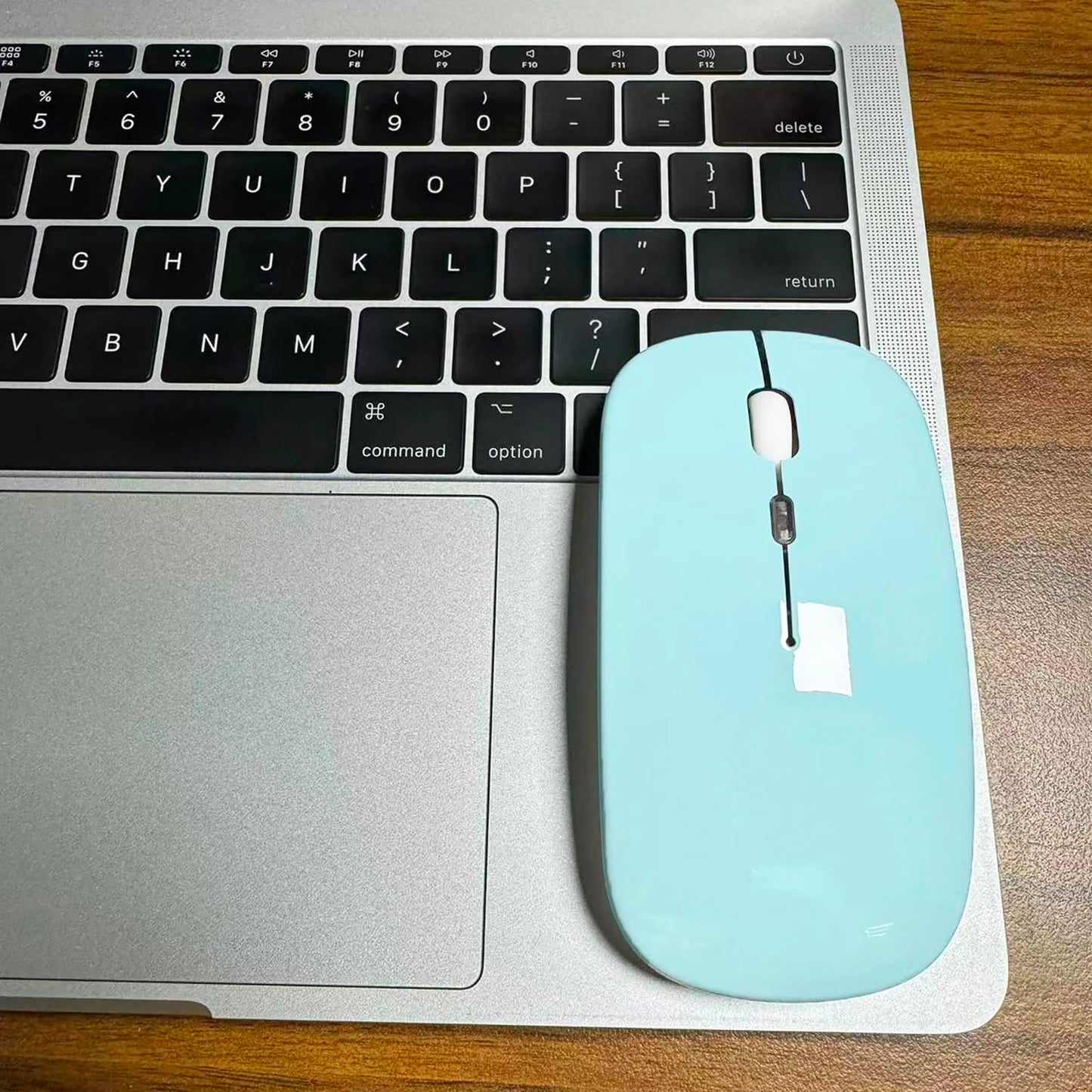 Bluetooth Wireless Mouse for Laptop mac MacBook ipad MacBook air MacBook pro pc Desktop Computer Windows Chromebook Notebook (Silver)