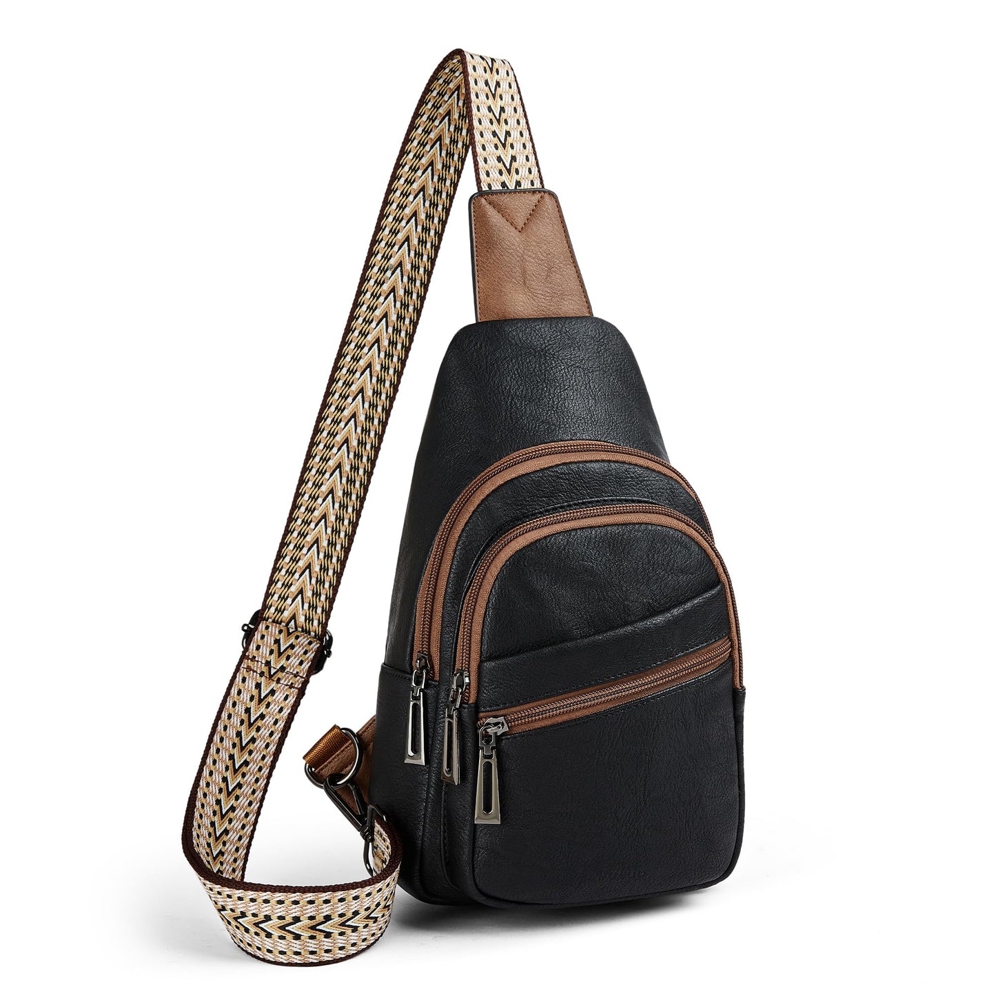 Mroede Sling Bag Crossbody Bags for Women Small Cross Body Bag Fanny Packs Chest Sling Purse for Daily Travel Leisure Sport
