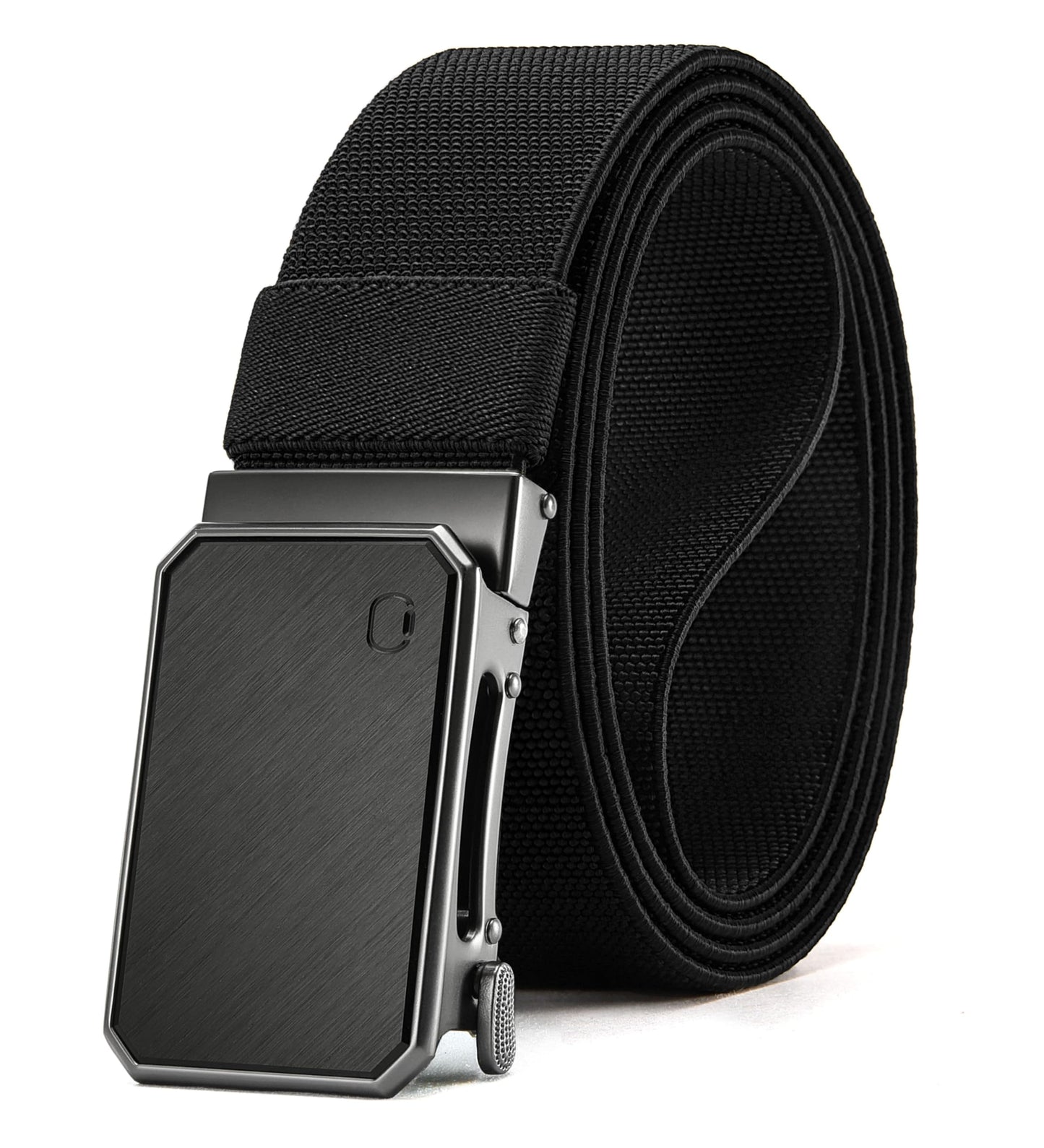 CHAOREN Mens Ratchet Belt – 1.5" Stretch Nylon Belts for Casual, Work, Golf – Adjustable Fit for Everyday Comfort