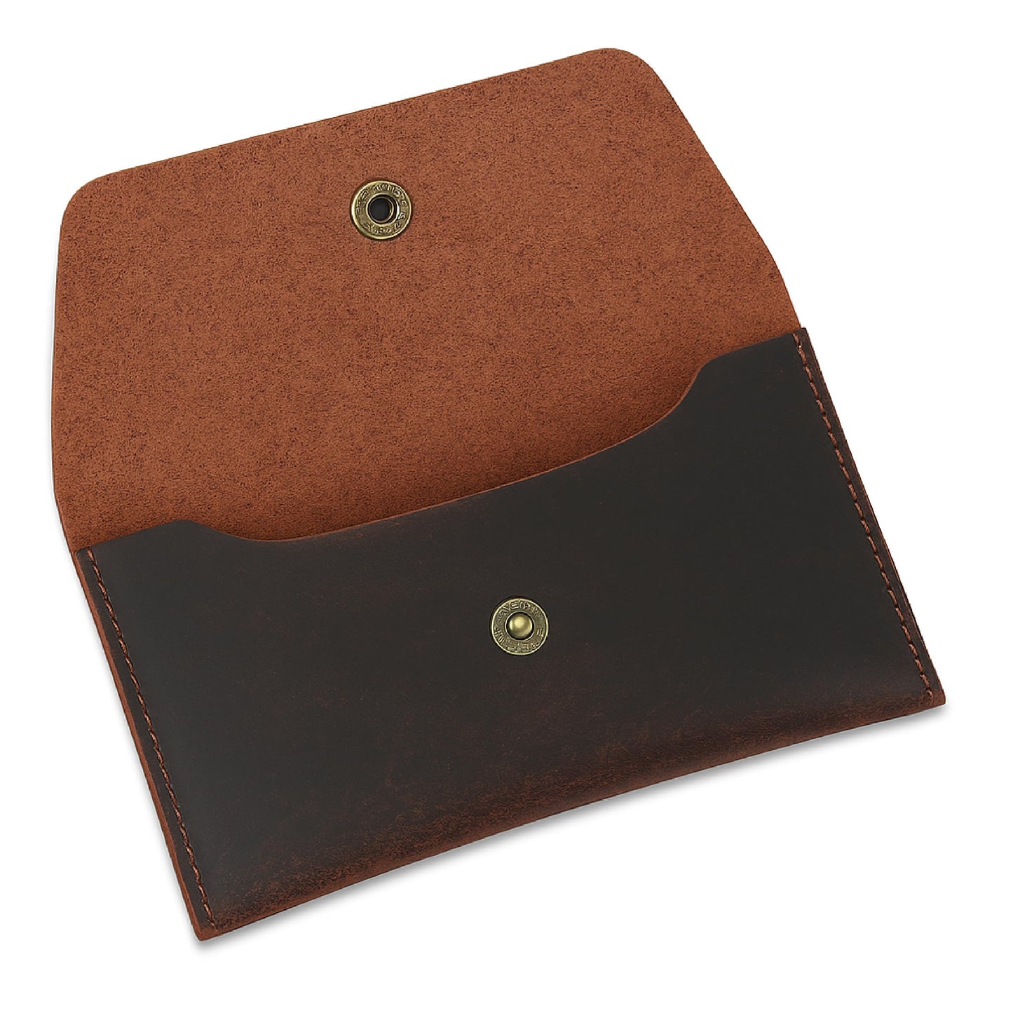 The Antiq Currency Pouch, Genuine Leather Currency Organiser, Travel Wallet for Him and Her, Handmade, Utility Pouch, Leather Money Pouch, Leather Currency Envelope (Brown), currency_pouch_002_Brown