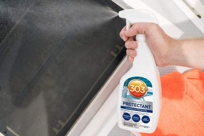 303 Marine Aerospace Protectant – UV Protection – Repels Dust, Dirt, & Staining – Smooth Matte Finish – Restores Like-New Appearance – 32 Fl. Oz. (30306-6PK)