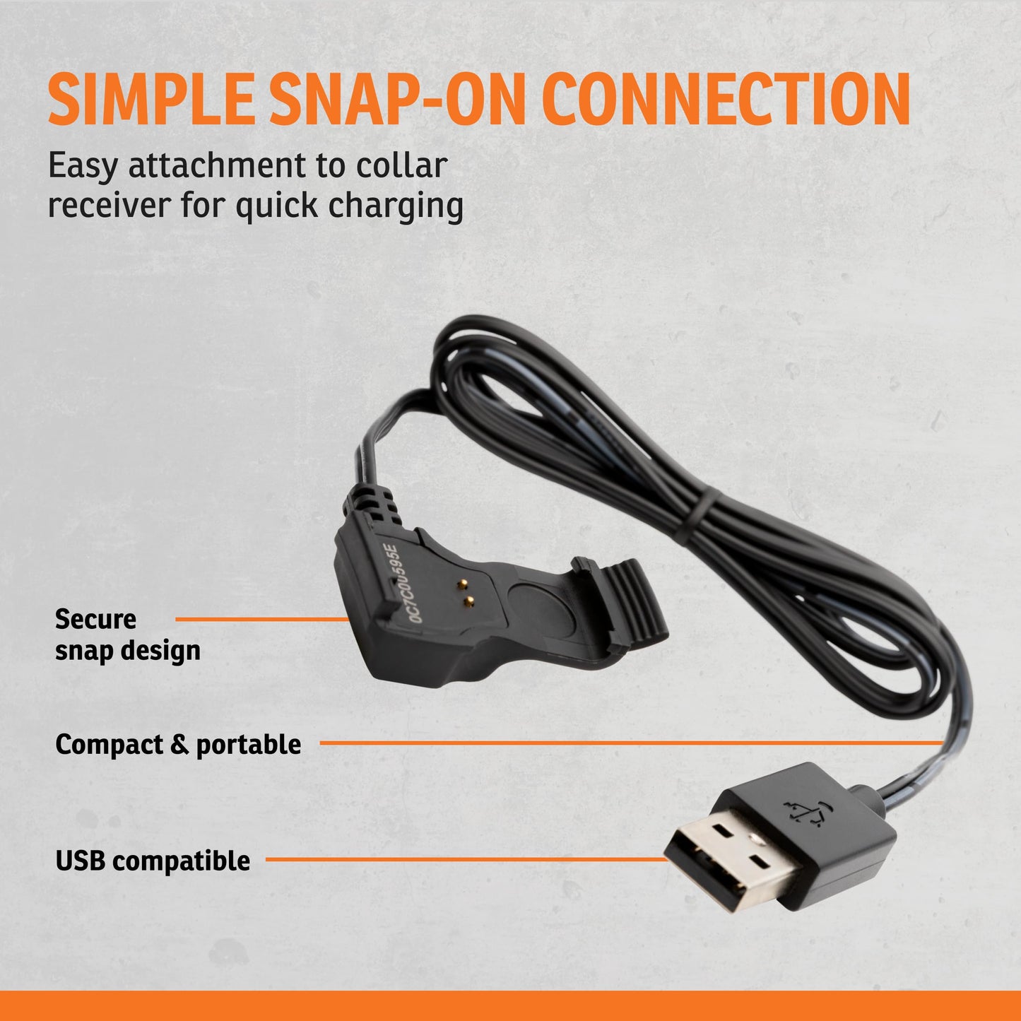 SportDOG Brand In-Ground Fence (SDF-100C) and NoBark SBC-R and SBC-10 Replacement USB Cable - USB Only