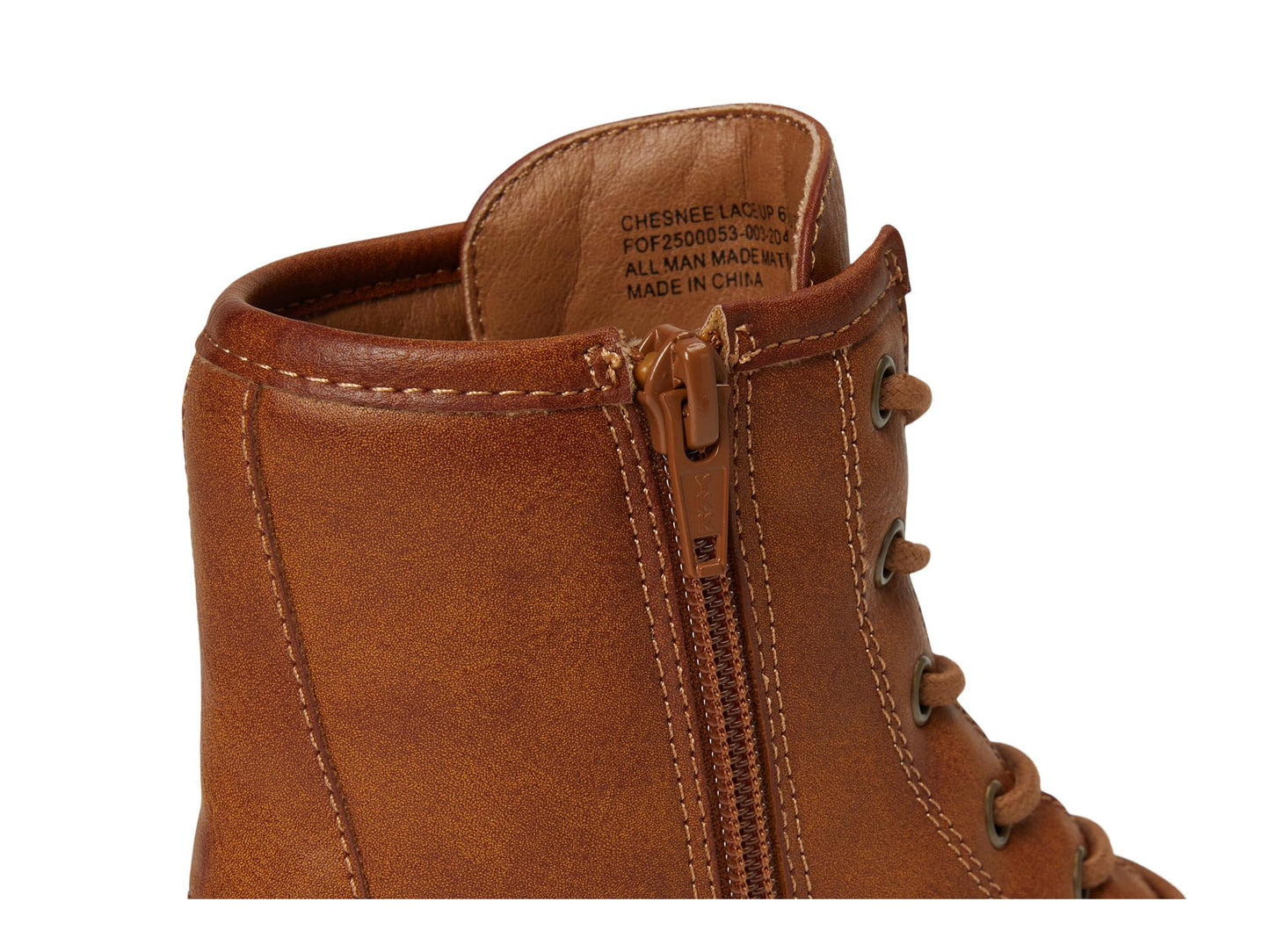 FRYE AND CO. Girls Chesnee Lace-Up 6 (Little Kid/Big Kid) Caramel 5 Medium Big Kid