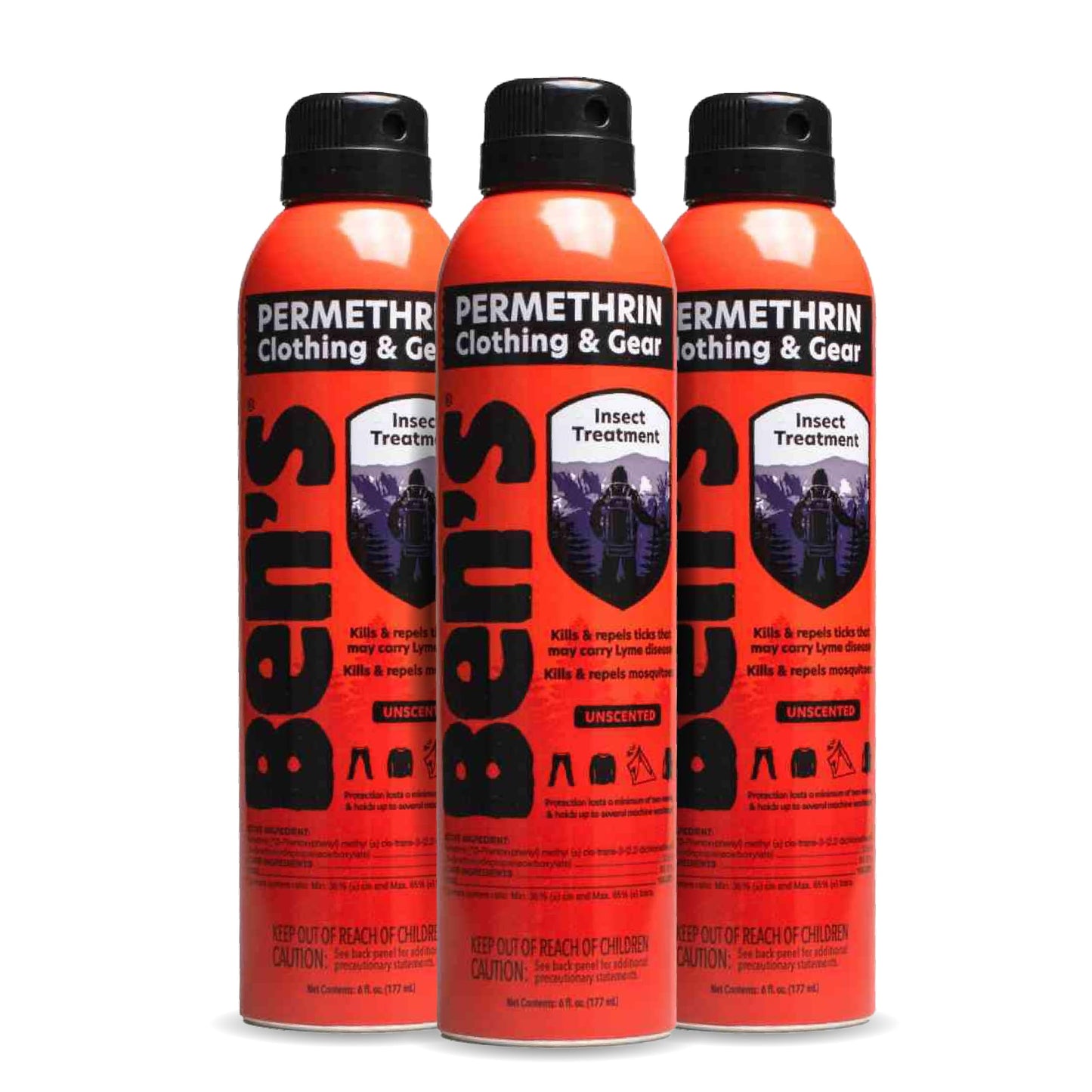 Ben's Clothing & Gear Insect Repellent 6 oz. Continuous Spray - 3 Pack