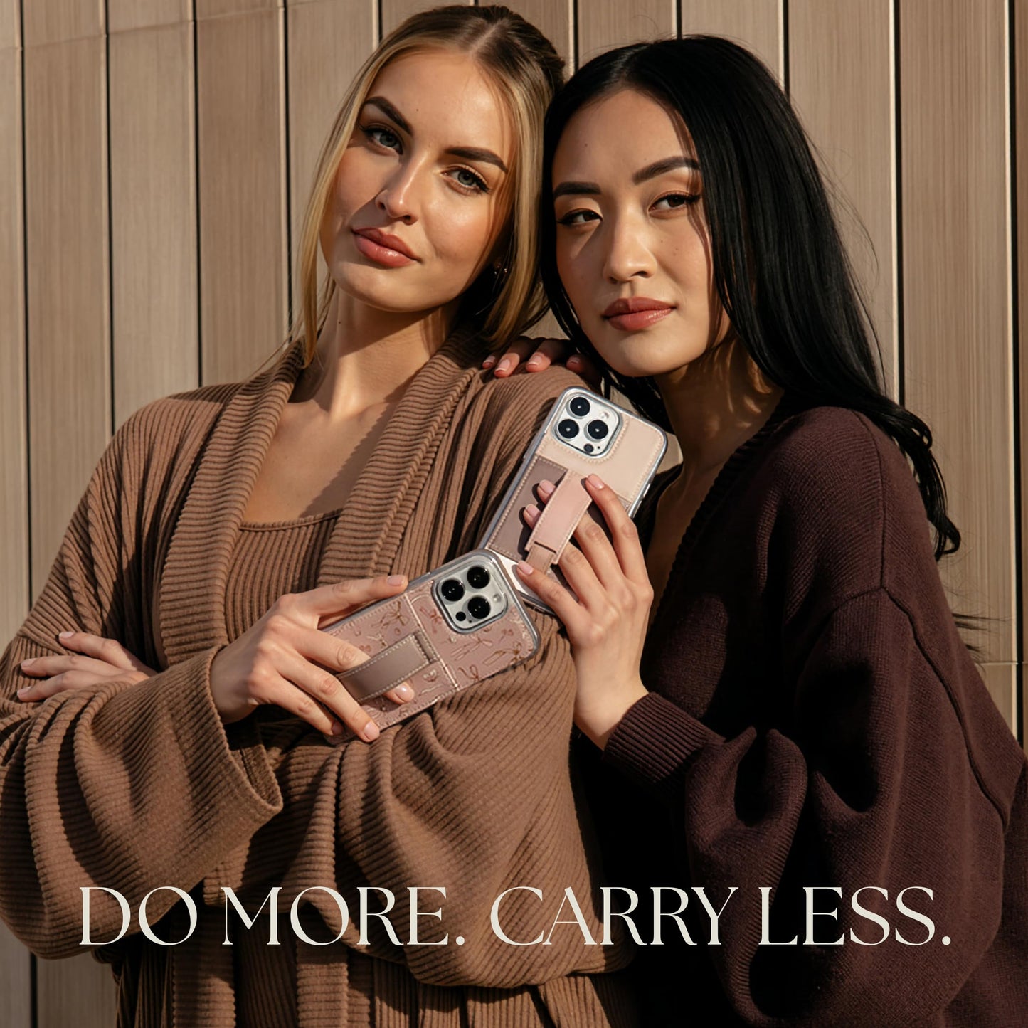 Walli Cases for iPhone 17 Pro Max Case Aesthetic Wallet Phone Case Card Holder, Securely Holds up to 2 Cards - Cute, Trendy Phone Cover for Women, fits iPhone 17 Pro Max, with Kickstand & Finger Strap