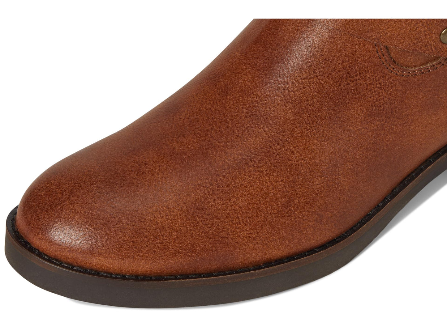 FRYE AND CO. Womens Kellie Harness Wide Calf Cognac 7 Medium