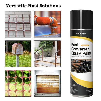 NADAMOO Rust Coverter Spray Paint, Black, 1 Can