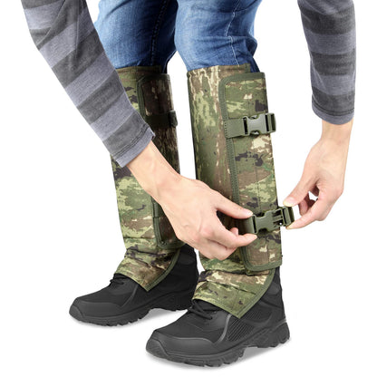 HUNTARMOR Snake Gaiters Leg Guards: Waterproof Snake Chaps for Hunting, Adjustable Leg Gaiter Snake Bite Protection for Lower Legs, Lightweight Flexible Design Snake Guards Fits Men & Women