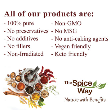 The Spice Way - Real Zaatar with Hyssop spice blend | 2 oz | (No Thyme that is used as an hyssop substitute). With sumac. No Additives, No Perservatives, (Za'atar/zatar/zahtar/zahatar/za atar)