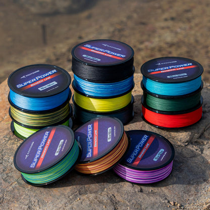 KastKing Superpower Braided Fishing Line, Red, 12LB, 300+27 Yds
