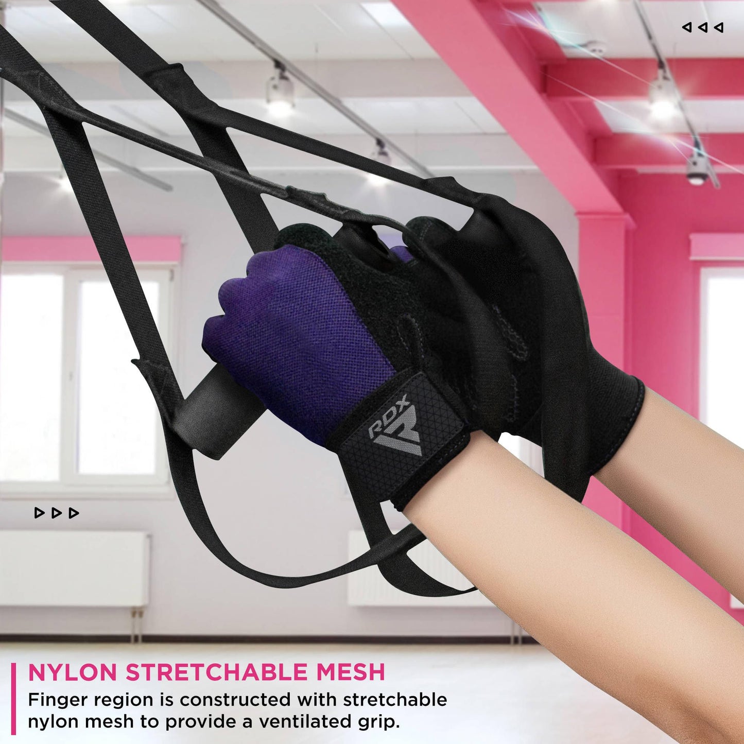 RDX Weight Lifting Gloves Gym Workout, Full Finger Touch Screen, Breathable Anti Slip Padded Palm Protection, Fitness Strength Training Powerlifting HIIT WOD Exercise, Men Women Home Gym Cycling