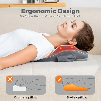 Neck and Back Massager for Pain Relief Deep Tissue with Heat, Shiatsu Shoulder Massager with Bi-Directional Rotating Head for Neck, Back, Shoulders, and Legs