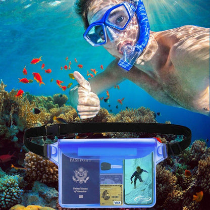 AiRunTech Waterproof Crossbody Belt Bag for Women Men,River Lake Canoe Essential Accessories Must Haves,Waterproof Pouch for Phone Passport Wallet Purse with Waist Strap