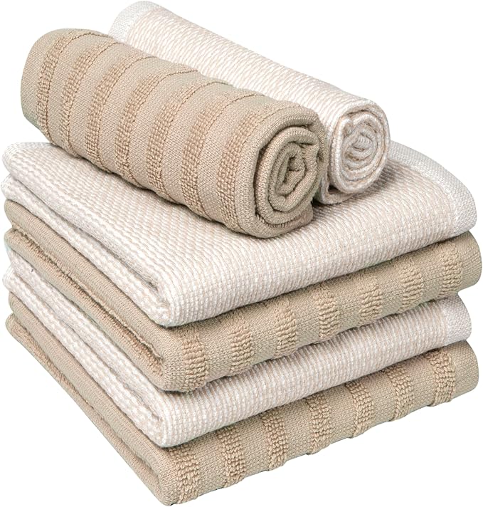 Bumble Premium Dish Cloths 13"x13" | 100% Natural Ring Spun Cotton | 400 GSM |