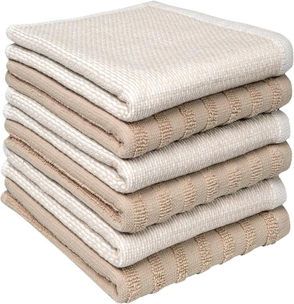 Bumble Premium Dish Cloths 13"x13" | 100% Natural Ring Spun Cotton | 400 GSM |