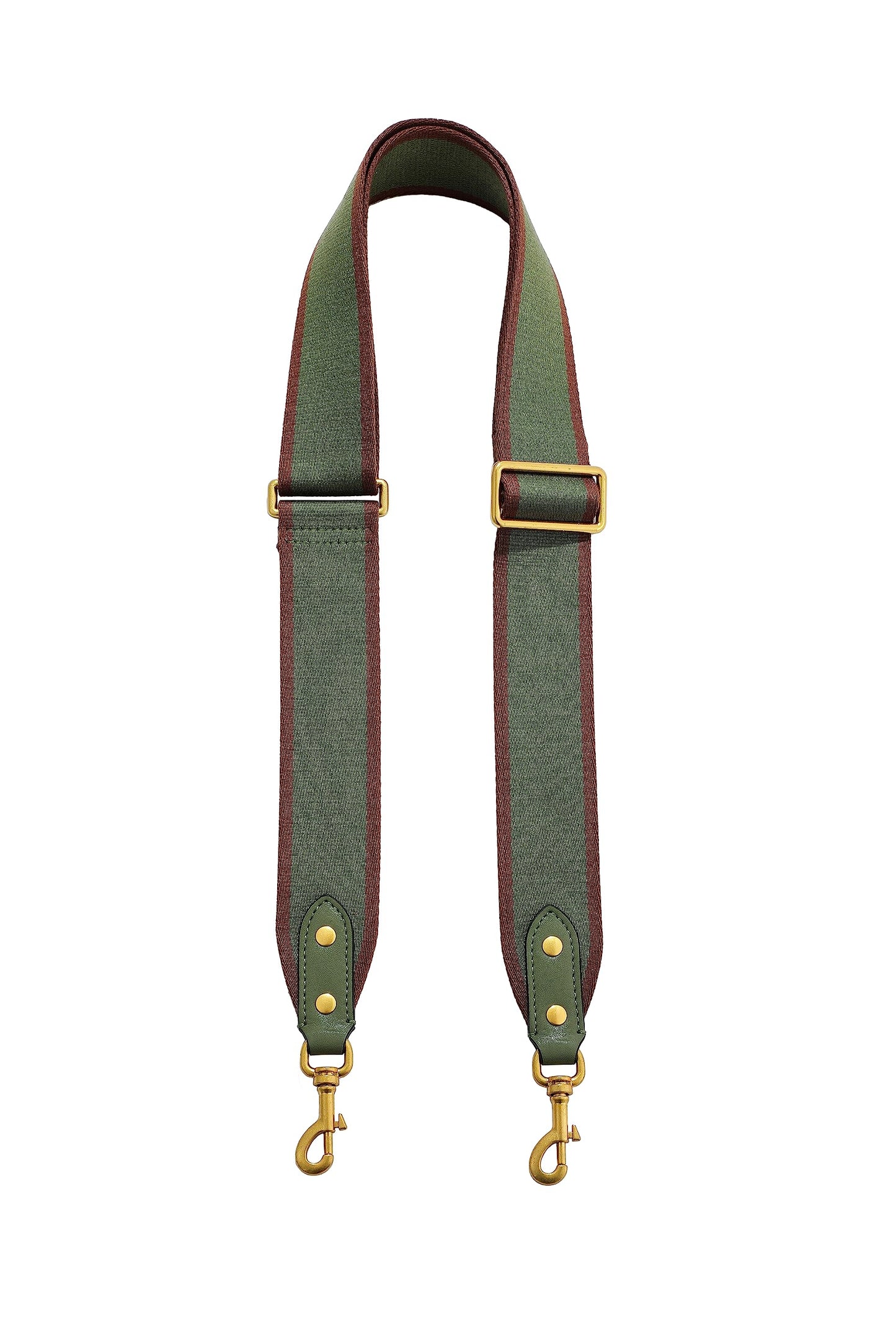 GOXTECH Purse Strap Replacement Crossbody Handbag Stripe Wide Adjustable (Olive Green-Shoulder Strap)
