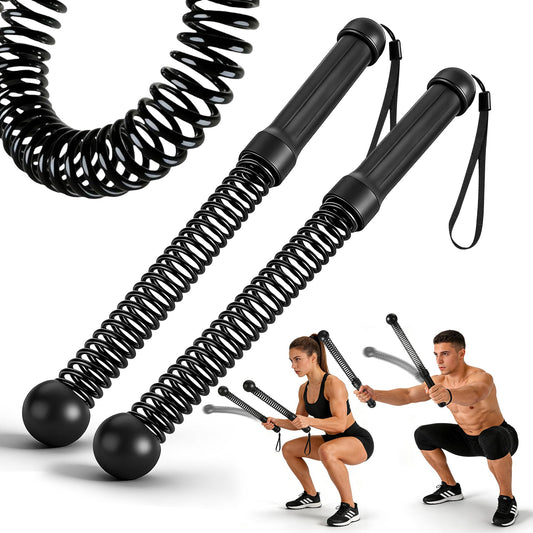 Battle Ropes Cordless & Ropeless for Home Gym – Portable Workout & Exercise Rope for Strength Building, HIIT & Low-Impact Training