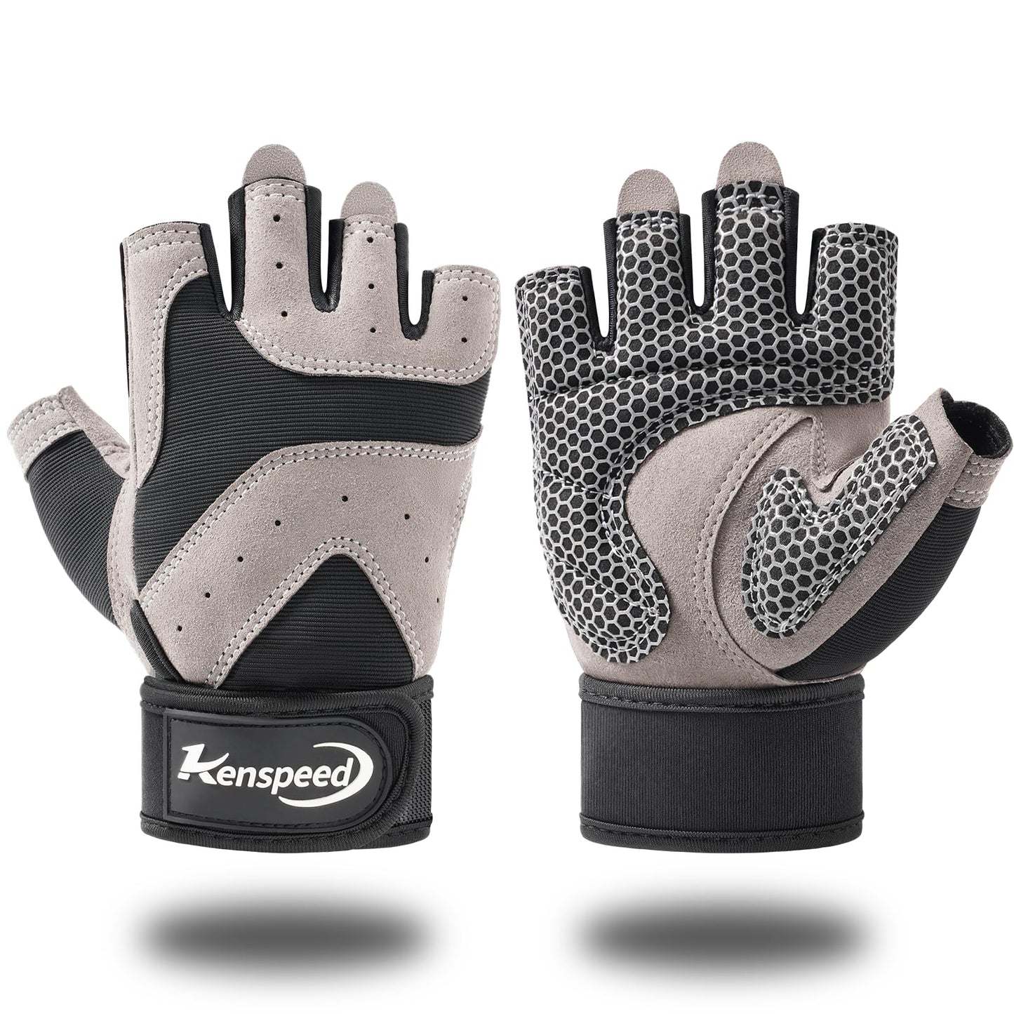 Workout Gloves Gym Gloves for Men and Women Weight Lifting Gloves with Wrist Support Full Palm Protection Breathable for Trainning, Cycling, Pull-ups, Rowing, Climbing