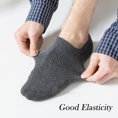 JORMATT 6 Pairs Mens & Women No Show Socks Non-Slip, Athletic Sneaker Cotton Invisible Low Cut Socks for Mens Shoe Size 10-13