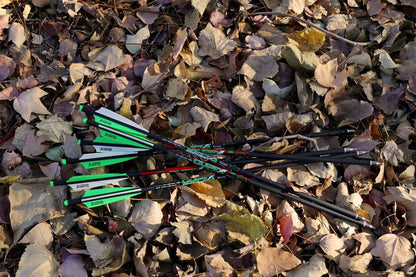 LWANO Crossbow Bolts 20 22 Inch Carbon Archery Arrows 12 Pack and 6 Pack Hunting Broadheads kit