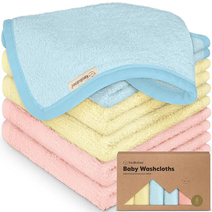 6-Pack Baby Washcloths