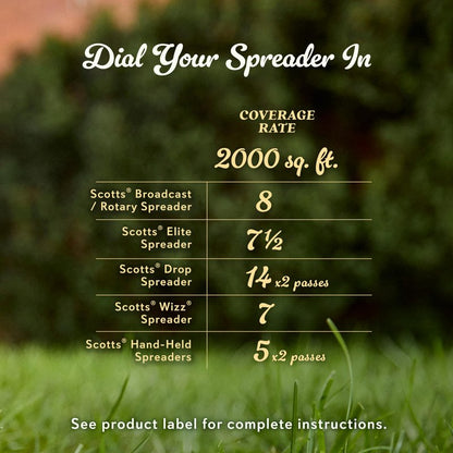O.M. Scott and Sons Natural Grass Food - Grass Fertilizer for Lawns, Feeds up to 10 Weeks, Covers 2,000 sq. ft., 12.72 lb.