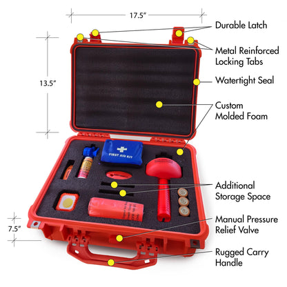 Sirius Signal MK-1001 Boating Safety Hard Case Kit - USCG Approved