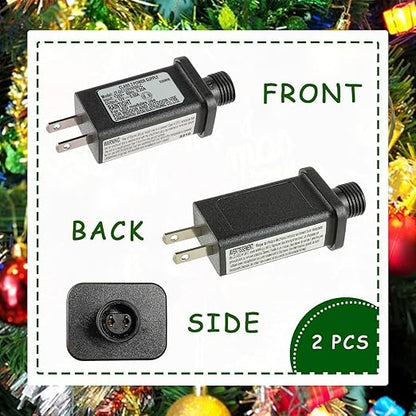 12V 6W LED Transformer Replacement Class 2 Power Supply for Christmas String Light Inflatable Decorations LED Controller IP44 Waterproof Low Voltage