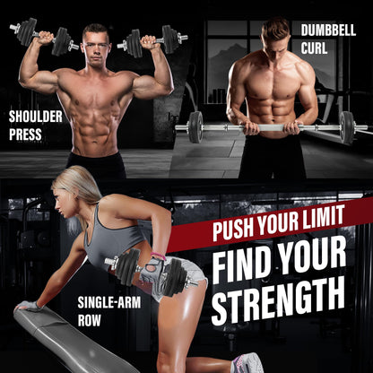 Yes4All Old School Adjustable Dumbbell Set with Weight Plates, Star Lock Collars/Connector, 40lbs to 200lbs Adjustable Weight Plates Set