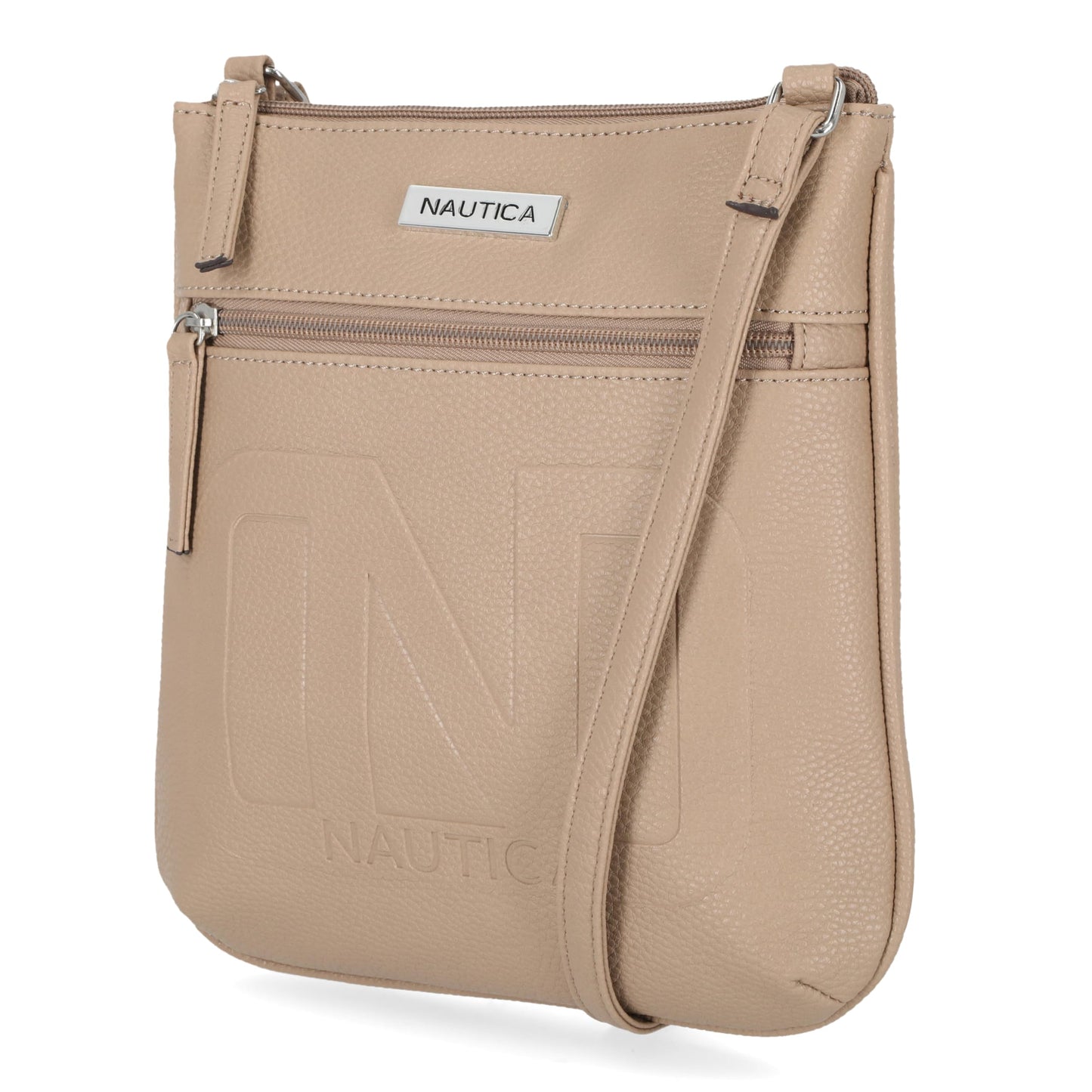Nautica Lakeside Signature Jaquard North South Crossbody Bag