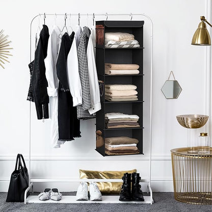 Simple Houseware 5 Shelf Hanging Closet Organizer