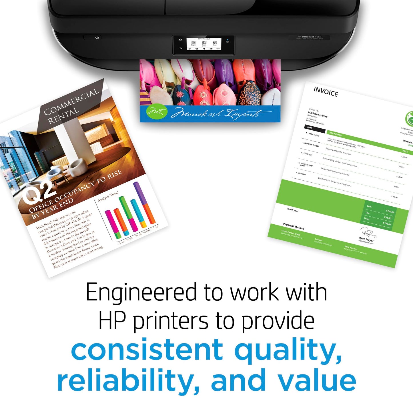 HP 67 Black/Tri-color Ink Cartridges for HP Printers | Works with Printer Series: DeskJet 1255, 2700, 4100; ENVY 6000, 6400 | Eligible for Instant Ink | 3YP29AN