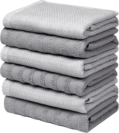 Bumble Premium Dish Cloths 13"x13" | 100% Natural Ring Spun Cotton | 400 GSM |